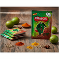 Khatori Khatta Masala Aam Papad packets with raw mangoes and spices