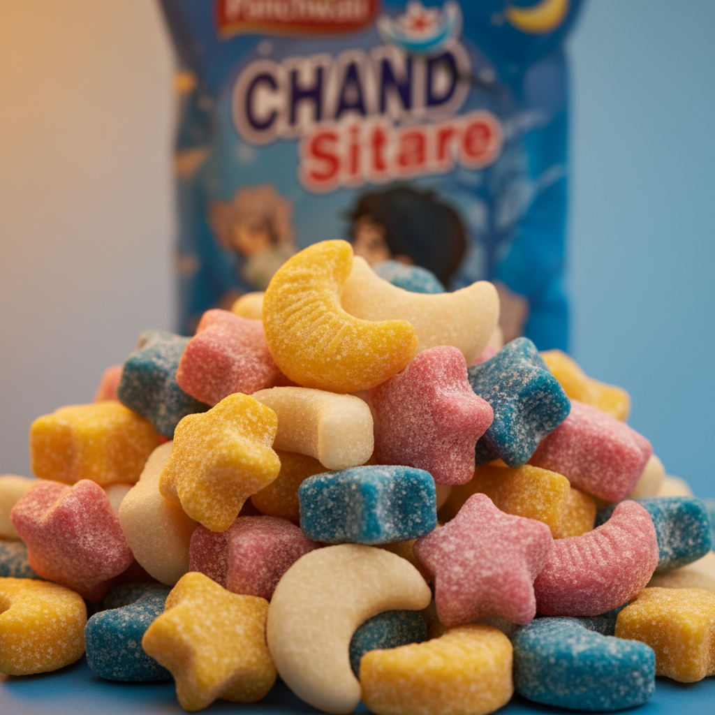 Chaand Sitaare Candy macro shot